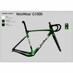 VeloWear G1000 Ramme 5 VeloWear G1000 Ramme -Cykler Salg G1000 green