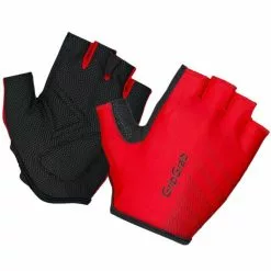 GripGrab Ride Letvægts Polstret Kortfingret Handsker -Cykler Salg Ride roed
