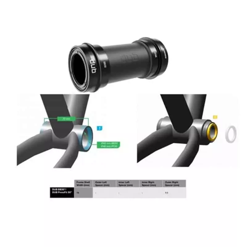 Sram BB 86 Krankbox Til DUB 1 Sram BB 86 Krankbox Til DUB