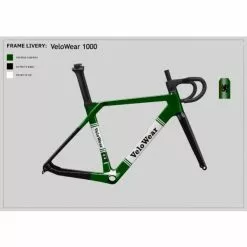 VeloWear 1000 Ramme 8 VeloWear 1000 Ramme -Cykler Salg VeloWear1000 retrogroen e1672572145600