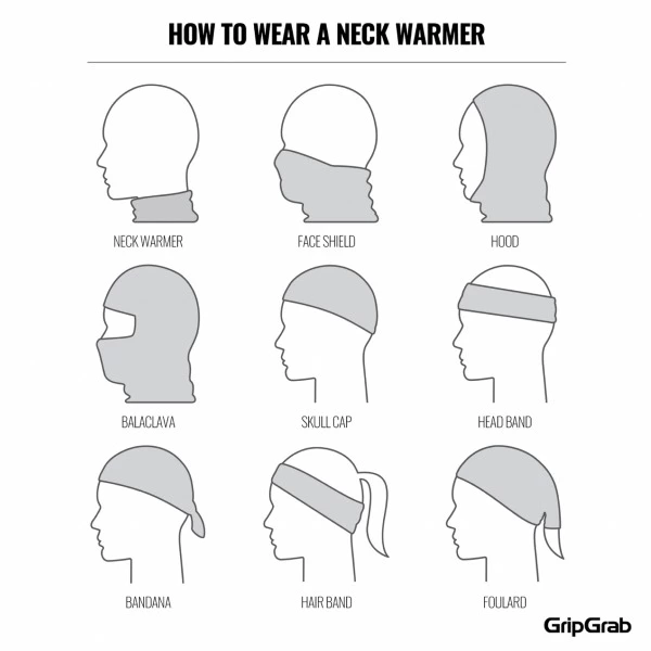 GripGrab Merino Multifunktionel Halsedisse 5 GripGrab Merino Multifunktionel Halsedisse - Billede 5