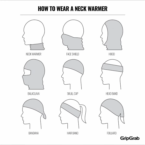 GripGrab Multifunktionel Halsedisse 10 GripGrab Multifunktionel Halsedisse - Billede 10