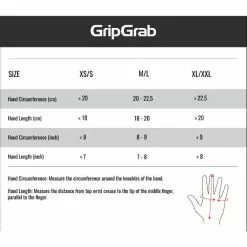 GripGrab Progel Kortfingeret Handske -Cykler Salg strguide 5